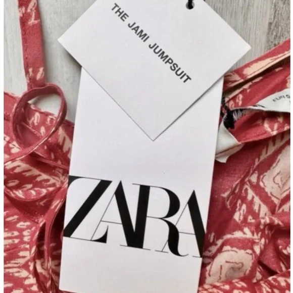 NWT Zara Terracotta Jumpsuit - Picture 10 of 10